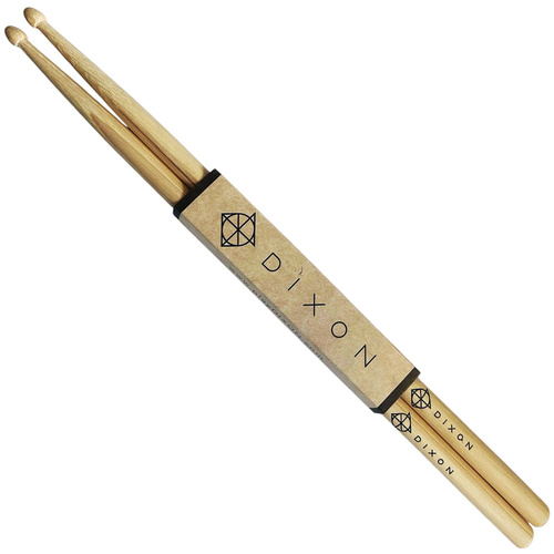 Dixon Hickory with Wood Tip 7A Drum Sticks (1-Pair)
