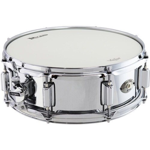 Rogers PowerTone Series Steel Shell Snare Drum in High Luster Chrome - 14 x 5"