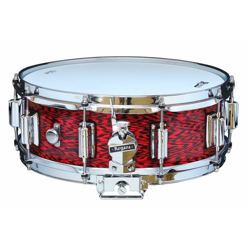 Rogers Dyna-Sonic Beavertail Series Snare Drum in Red Onyx - 14 x 5"