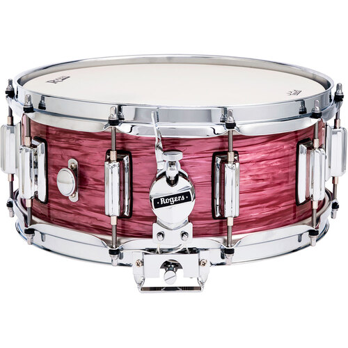 Rogers Dyna-Sonic Custom Series Snare Drum in Red Ripple - 14 x 6.5"