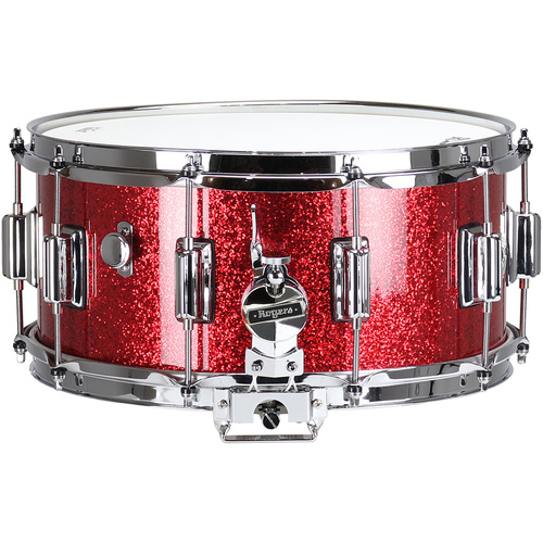 Rogers Dyna-Sonic Custom Series Snare Drum in Red Sparkle Lacquer - 14 x 6.5"