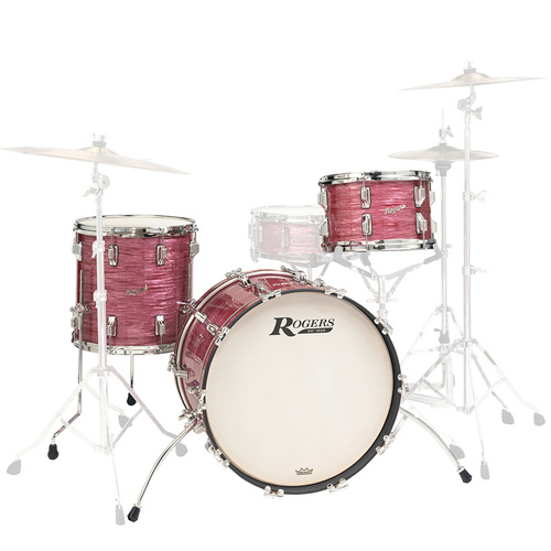 Rogers CV-0322ALN Covington Series 3-Pce Drum Kit in Red Ripple