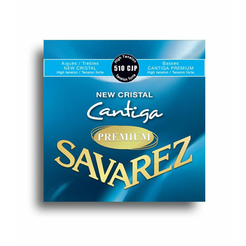 Savarez 510CJP New Cristal Cantiga Premium High Tension Classical Guitar String Set
