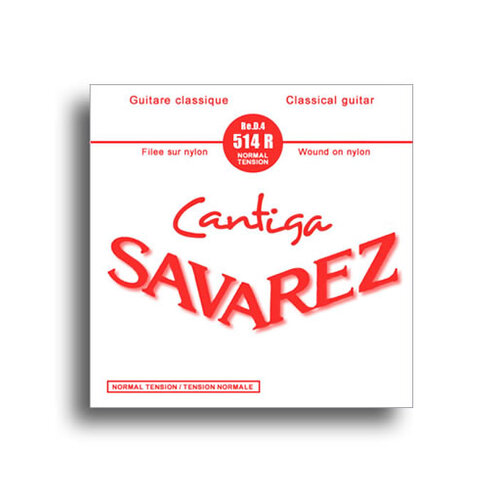 Savarez 514R Cantiga Normal Tension (D-4th) Single Classical Guitar String