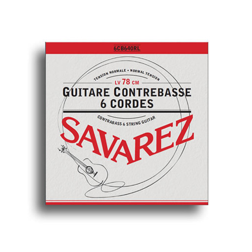 Savarez 6CB640RL Normal Tension Contrabass Classical Guitar String Set