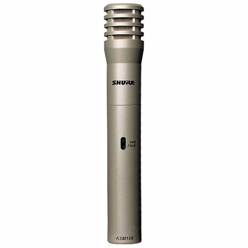 Shure KSM109SL Cardioid Condenser Instrument Microphone in Silver Finish