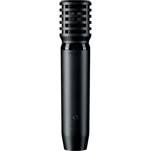 Shure PGA81 Cardioid Condenser Instrument Microphone with XLR-XLR Cable