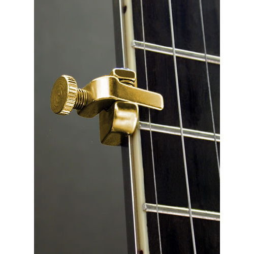 Shubb Fifth String Regular Bar Banjo Capo in Gold