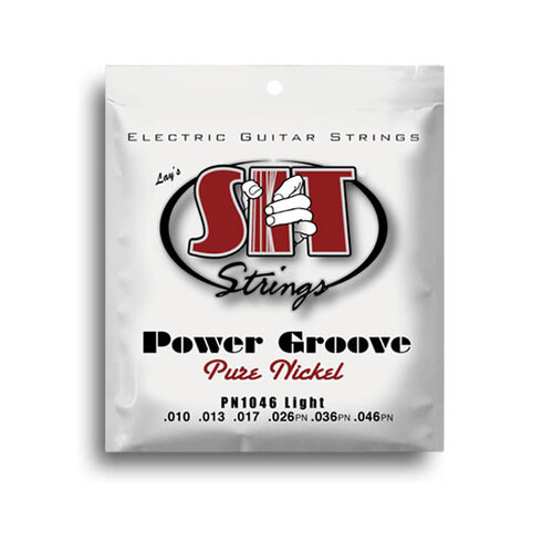 SIT Power Groove Pure Nickel Electric Guitar Light String Set (10-46)