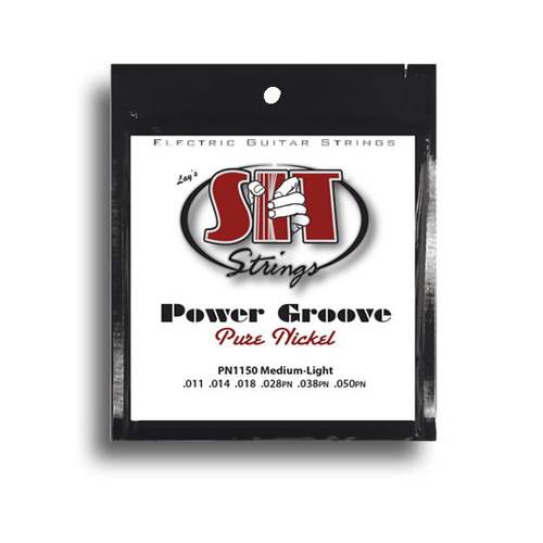 SIT Power Groove Pure Nickel Electric Guitar Medium Light String Set (11-50)