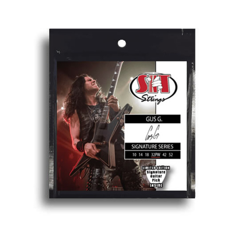 SIT "Gus G" Signature Power Wound Nickel Electric Guitar String Set (10-52)