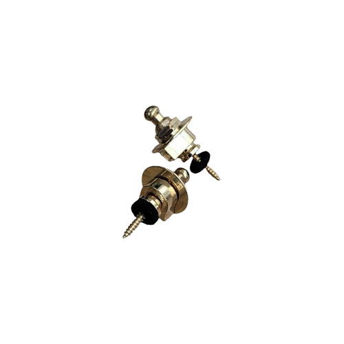 GT Schaller Style Strap Lock Set in Gold Finish