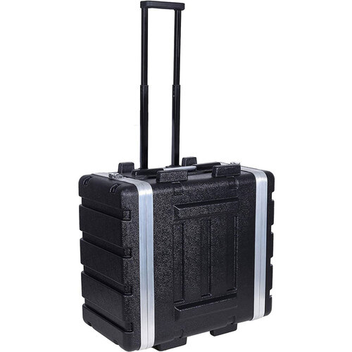 Torque ABS 3-Unit Rack Case with Wheels in Black