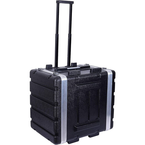 Torque ABS 7-Unit Rack Case with Wheels in Black