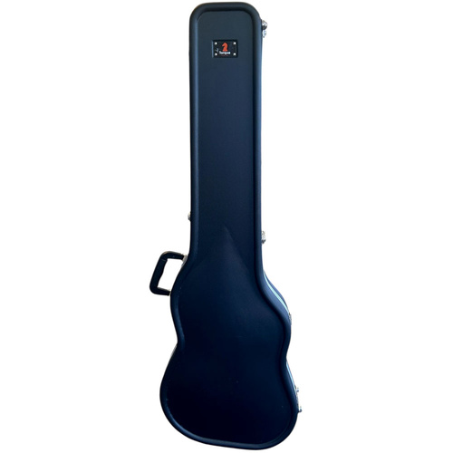 Torque ABS Shaped Electric Bass Guitar Case in Black-X Finish