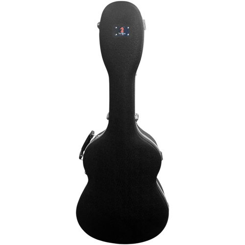 Torque Deluxe Shaped ABS Classical Guitar Case in Black Finish