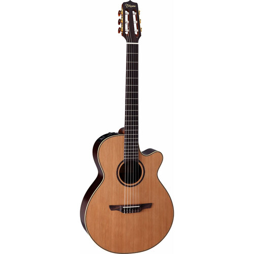 Takamine Supernatural Series FXC Nylon String AC/EL Guitar with Cutaway in Natural Satin Finish