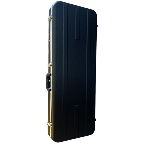 Torque Deluxe ABS Rectangular Electric Guitar Case in Black-X Finish
