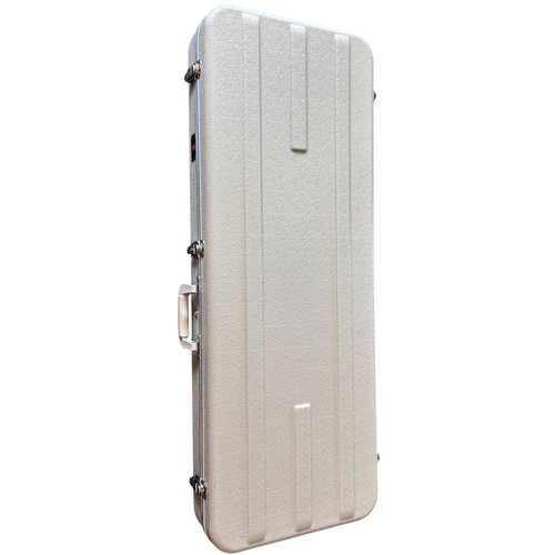 Torque Deluxe ABS Rectangular Electric Guitar Case in Ivory Finish