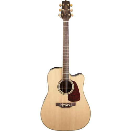 Takamine G70 Series Dreadnought AC/EL Guitar with Cutaway in Natural Gloss Finish 