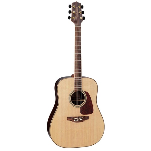 Takamine G90 Series Dreadnought Acoustic Guitar in Natural Gloss Finish with 3-Piece Back