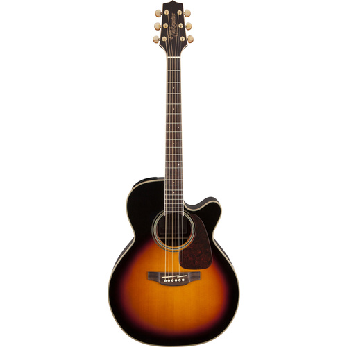 Takamine G70 Series NEX AC/EL Guitar with Cutaway in Brown Sunburst 