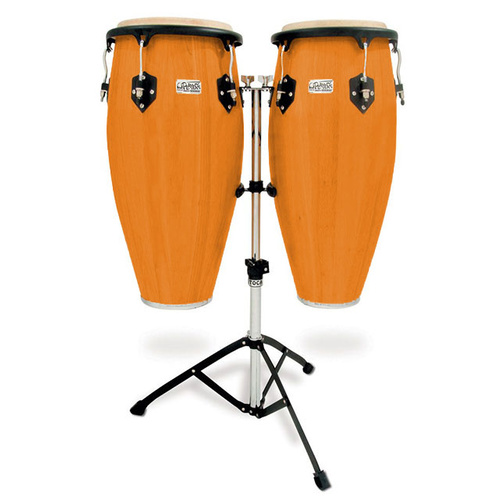 Toca 11 & 11"-3/4" Players Series Wooden Conga Set in Amber