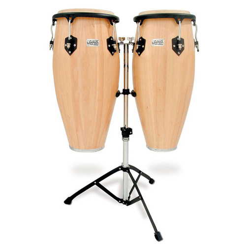 Toca 11 & 11"-3/4" Players Series Wooden Conga Set in Natural