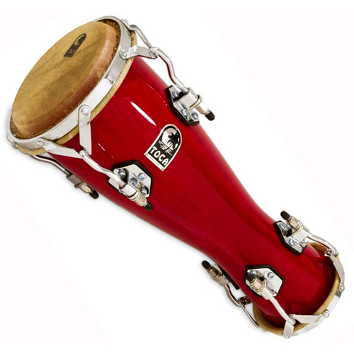 Toca Small Bata Drum Oconcolo in Bright Red Lacquer Finish