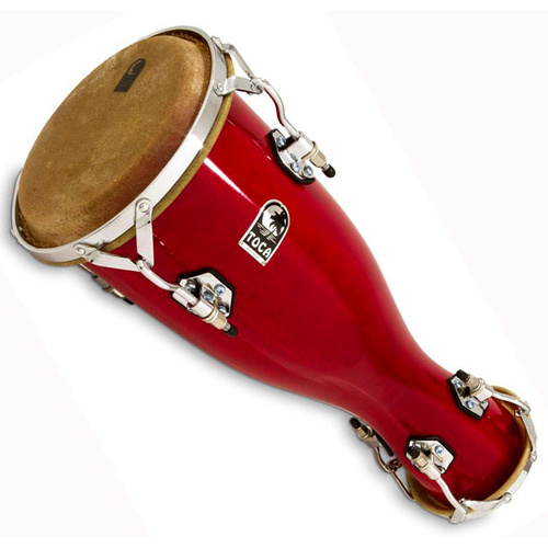 Toca Medium Bata Drum Omele in Bright Red Lacquer Finish
