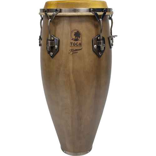 Toca Traditional Series 11" Wooden Quinto in Dark Walnut