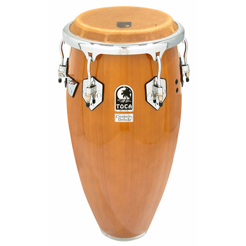 Toca Custom Deluxe Series 12-1/2" Wooden Tumba in Antique Maple