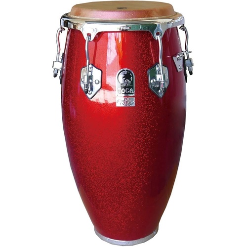 Toca Custom Deluxe Series 12-1/2" Wooden Tumba in Red