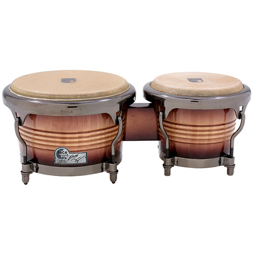 Toca Signature Series 7 & 9" Eric Velez Wooden Bongos in Sunburst