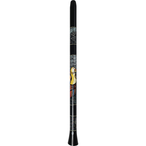 Toca Duro Didgeridoo 51" Black with Cockatoo Artwork