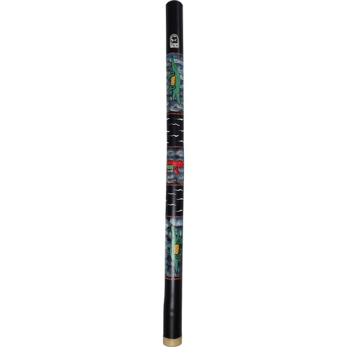 Toca Didgeridoo 47" Bamboo Crocodile Design with Carry Bag