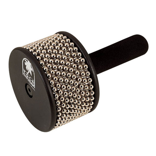Toca Large Cabasa in Black with Nickel-plated Beads