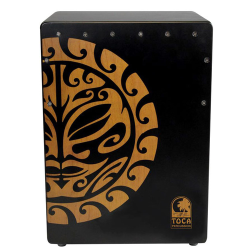 Toca Extended Range Bass Reflex Cajon with Tiger Mask Design