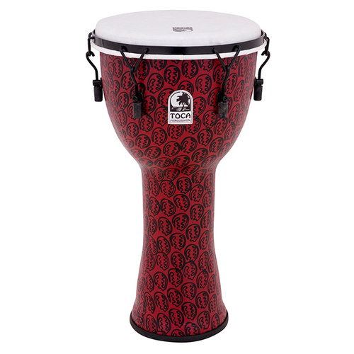 Toca Freestyle 2 Series Mech Tuned Djembe 10" in Red Mask
