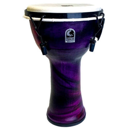 Toca Freestyle 2 Series Mech Tuned Djembe 9" in Woodstock Purple
