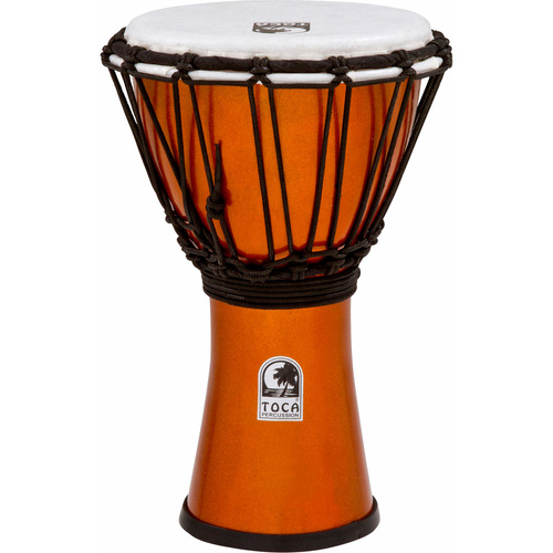 Toca Freestyle Colorsound Series Djembe 7" in Metallic Orange