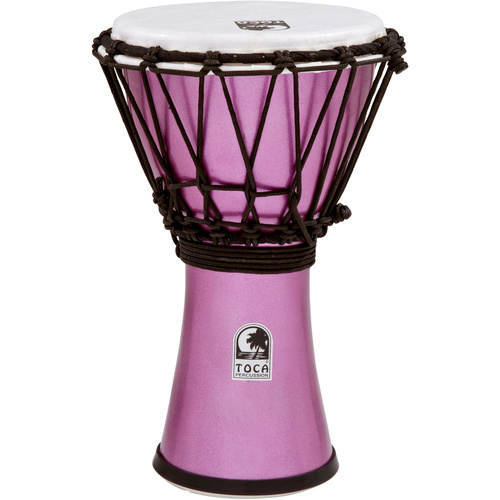 Toca Freestyle Colorsound Series Djembe 7" in Metallic Violet