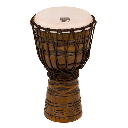Toca Origins Series Wooden Djembe 8" Synthetic Head in African Mask