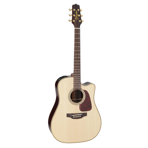 Takamine Pro Series 5 Dreadnought AC/EL Guitar with Cutaway in Natural Gloss Finish