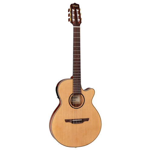 Takamine Thinline Series AC/EL Nylon String Guitar with Cutaway