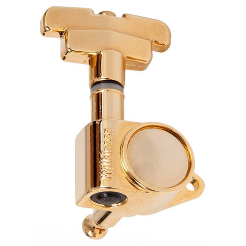 Wilkinson Acoustic Guitar Tuning Machines in Gold Finish (3+3)