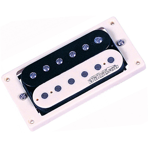 Wilkinson Zebra Double Coil Pickup in Black/White - Bridge