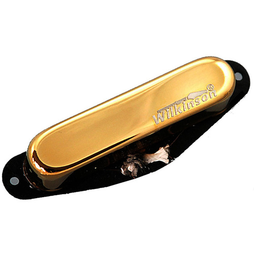 Wilkinson Vintage Covered Single Coil Pickup in Gold - Neck