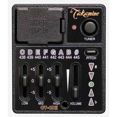 Takamine CT4B-II Pro Series Acoustic Guitar Preamp System (Preamp only)